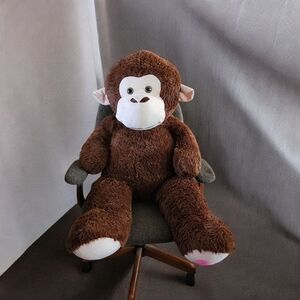 Brown Jumbo Plush Monkey Toy Size 2XL